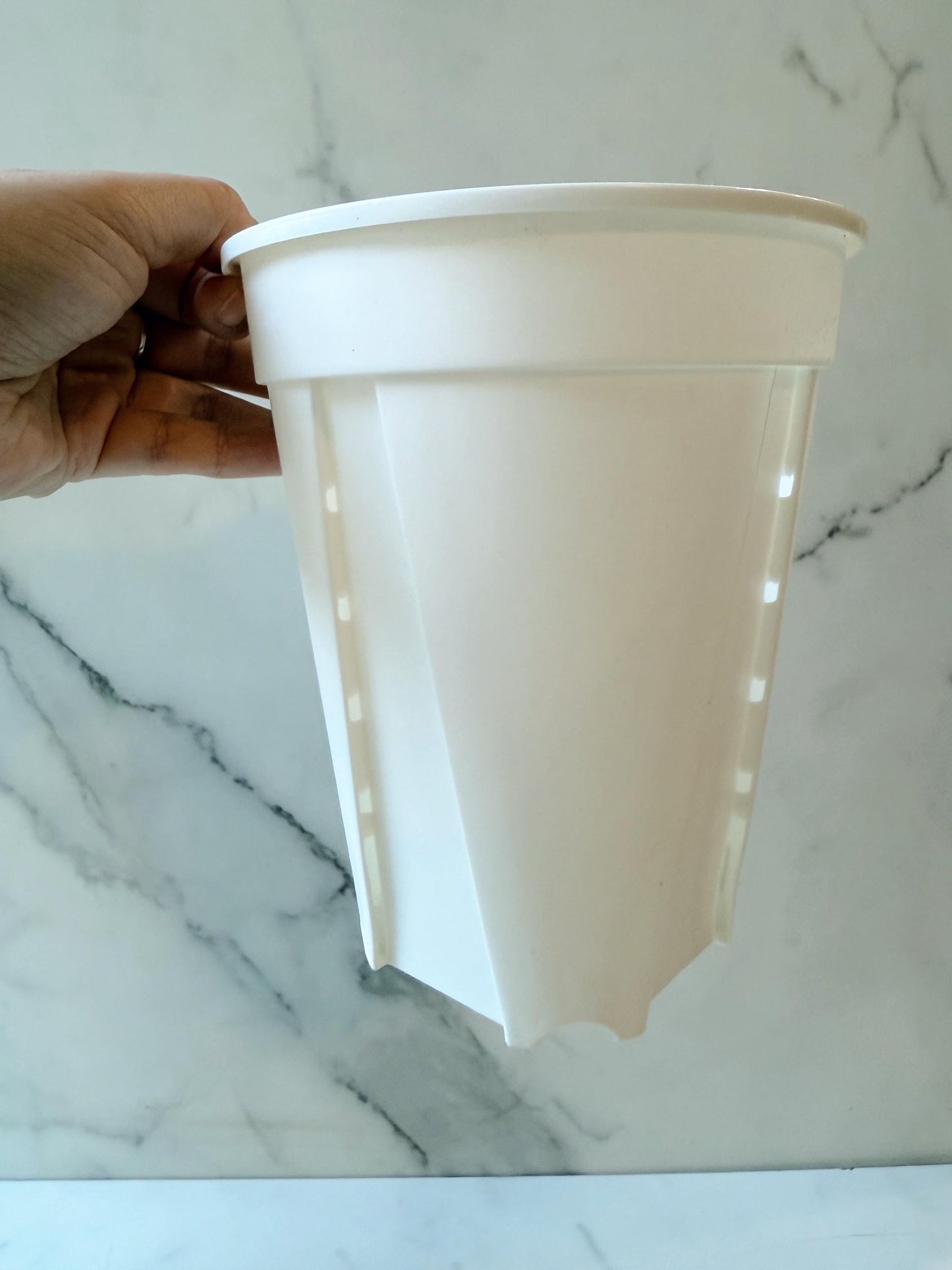 6 Inch Plastic Planters, Pack of 5